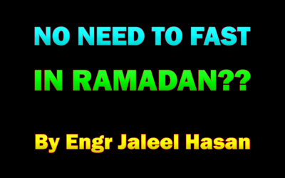 No Need to fast in Ramadan?? :: by Jaleel Hasan – English Lecture