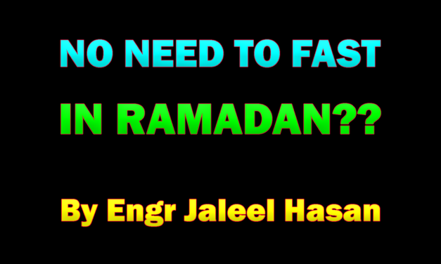 No Need to fast in Ramadan?? :: by Jaleel Hasan – English Lecture