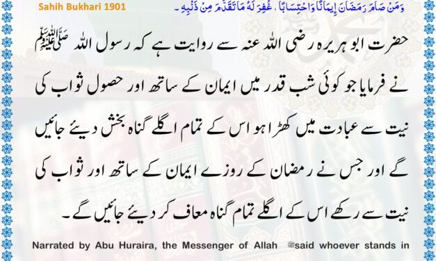 Daily Hadith – Ramadan