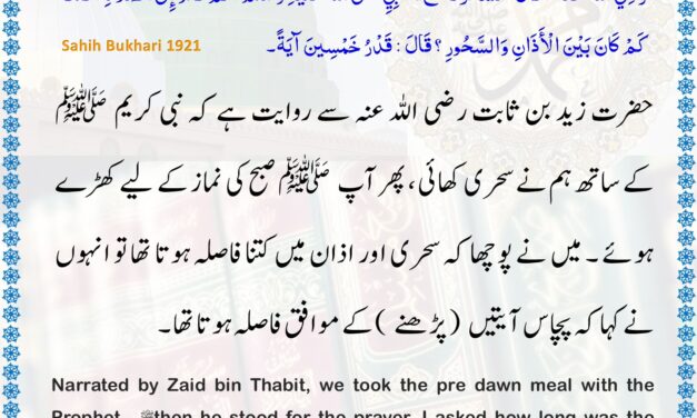 Daily Hadith – Ramadan